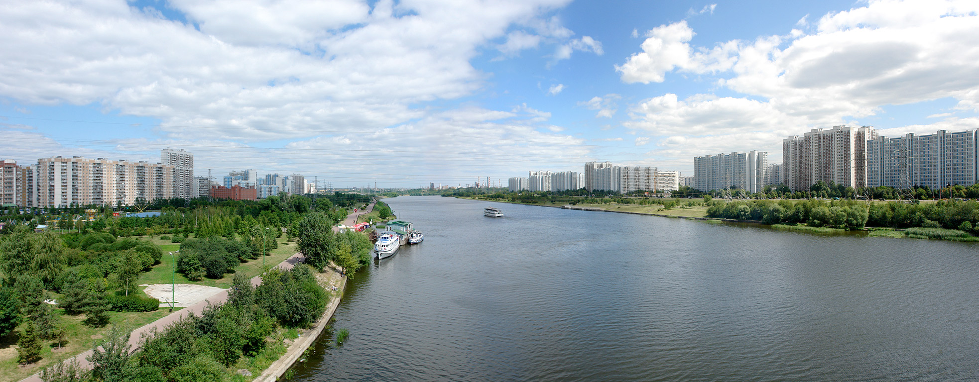 Марьинский парк река Москва